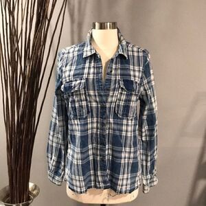 BlankNYC plaid button down shirt